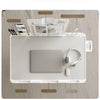 Adjustable Laptop Bed Tray with Storage Drawer