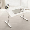Adjustable Laptop Bed Tray with Storage Drawer