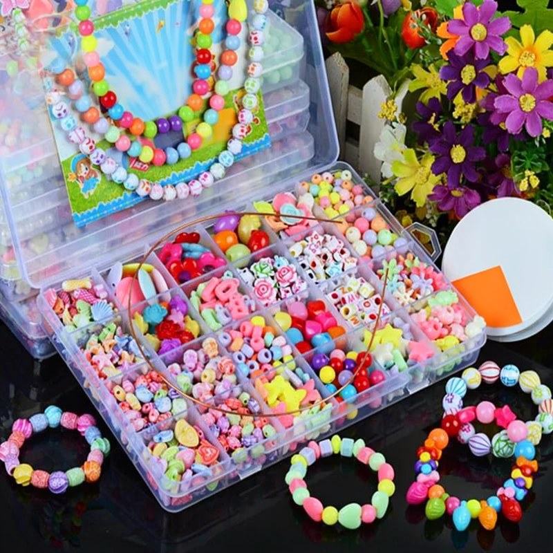 Kit de Joyería DIY para Niñas: Crea tus Propias Pulseras y Collares