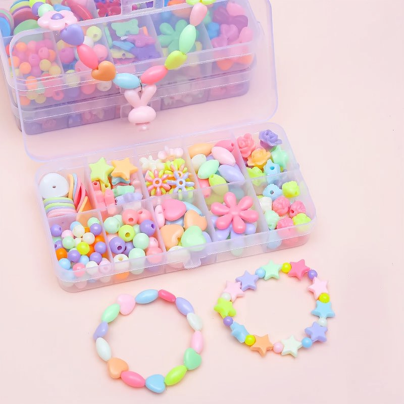 Kit de Joyería DIY para Niñas: Crea tus Propias Pulseras y Collares