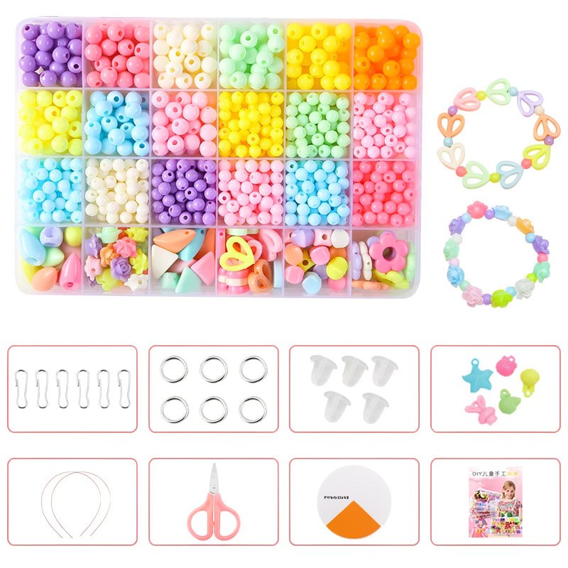 Kit de Joyería DIY para Niñas: Crea tus Propias Pulseras y Collares