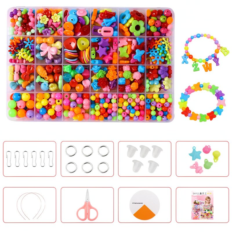 Kit de Joyería DIY para Niñas: Crea tus Propias Pulseras y Collares