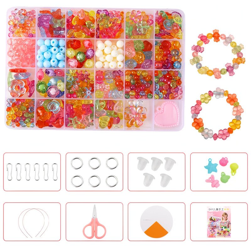 Kit de Joyería DIY para Niñas: Crea tus Propias Pulseras y Collares