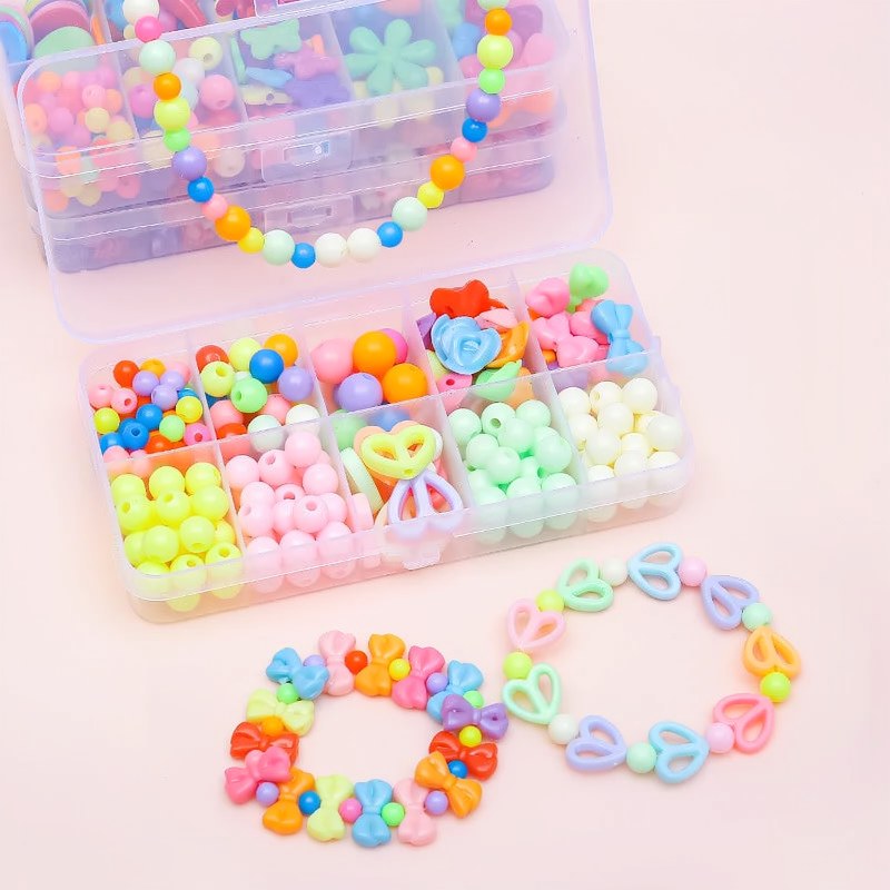 Kit de Joyería DIY para Niñas: Crea tus Propias Pulseras y Collares