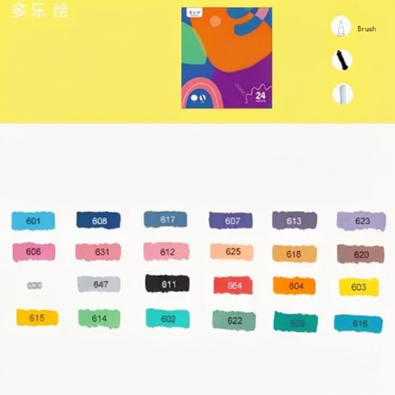 Water-Based Metallic Acrylic Markers