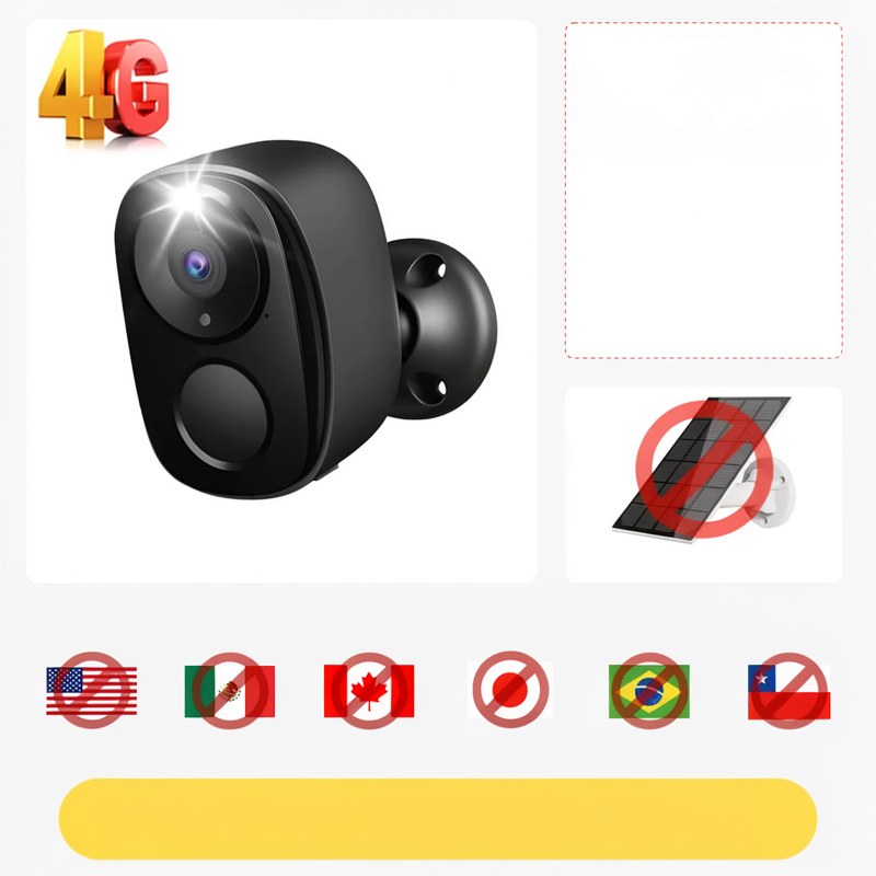 Cámara de Seguridad Solar con 4G/WiFi y Visión Nocturna