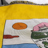Kombucha Lemon Ginger Jacquard Throw Blanket