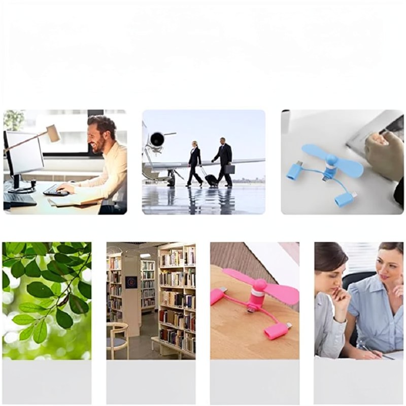 Portable Clip-On Phone Cooling Fan