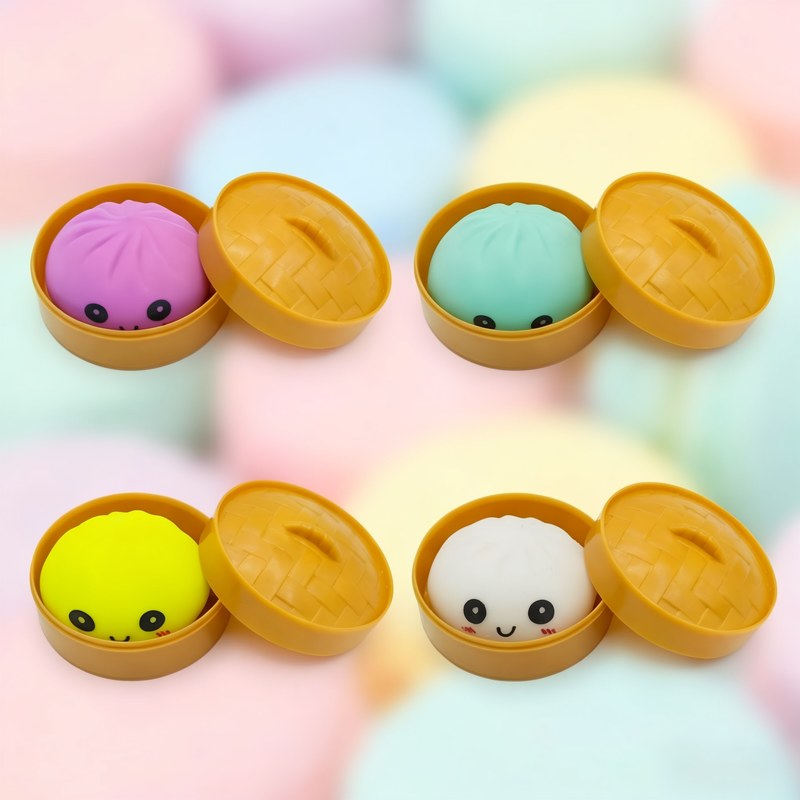 Glitter Dumpling Squishy Stress Toy