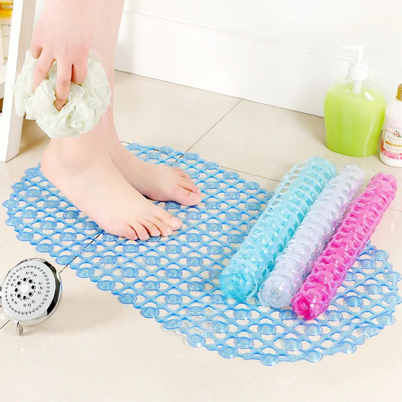 Non-Slip PVC Bath Mat with Suction Cups