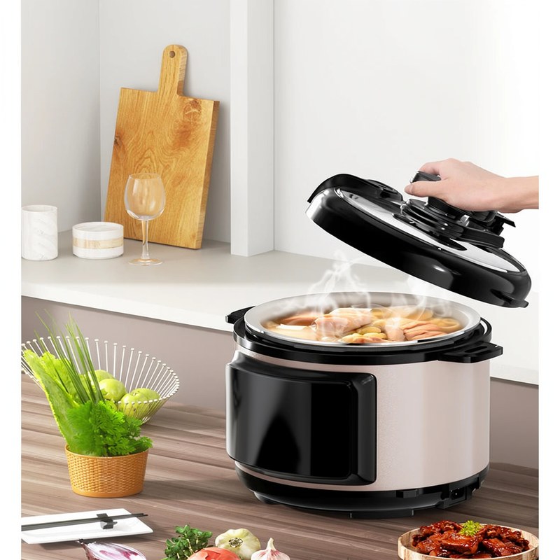 Cocotte-minute électrique 6L en acier inoxydable