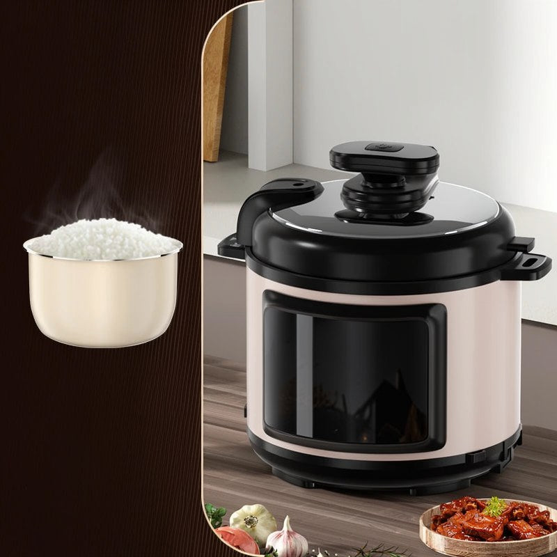 Cocotte-minute électrique 6L en acier inoxydable