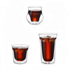 Doppelwandige Borosilikatglas-Tasse