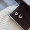Sterling Silver Leaf Stud Earrings