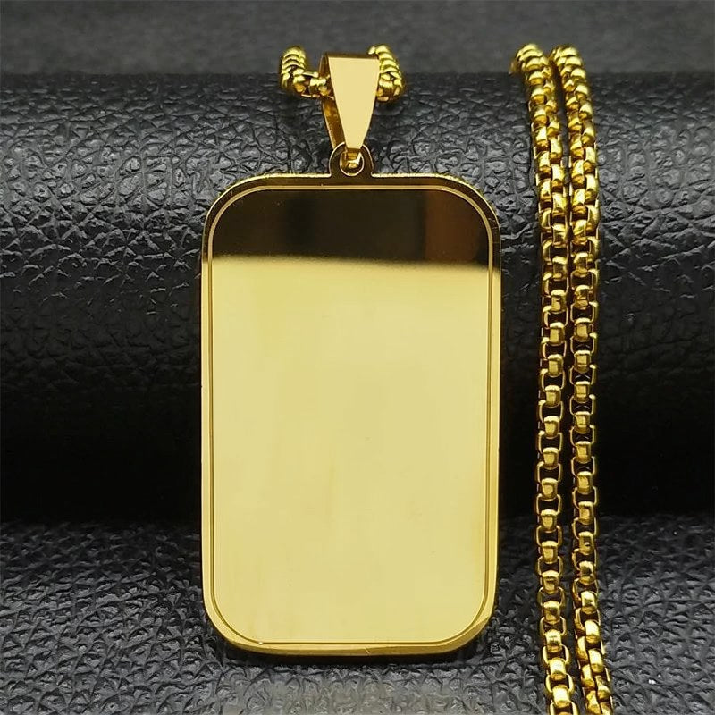 Ayatul Kursi Stainless Steel Pendant Necklace