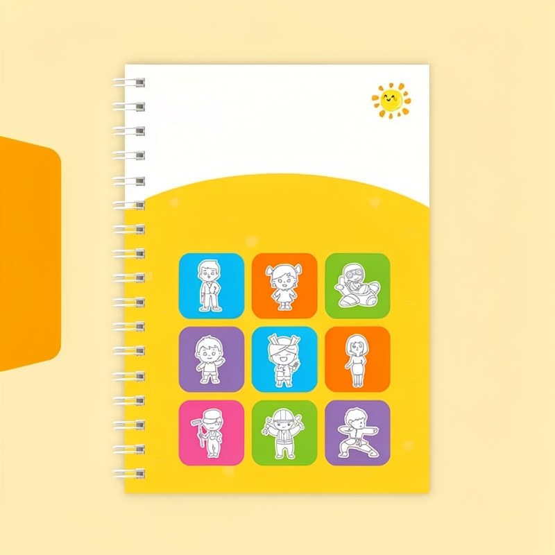 Libro de Práctica de Escritura con Surcos Reutilizable