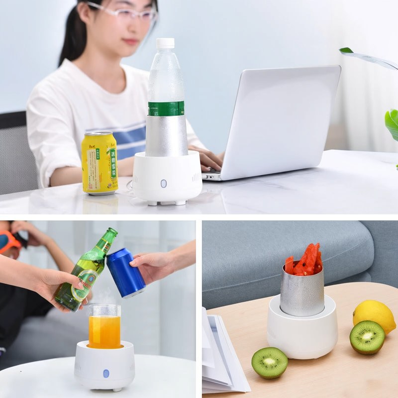 Vaso Enfriador de Bebidas Portátil con USB-C