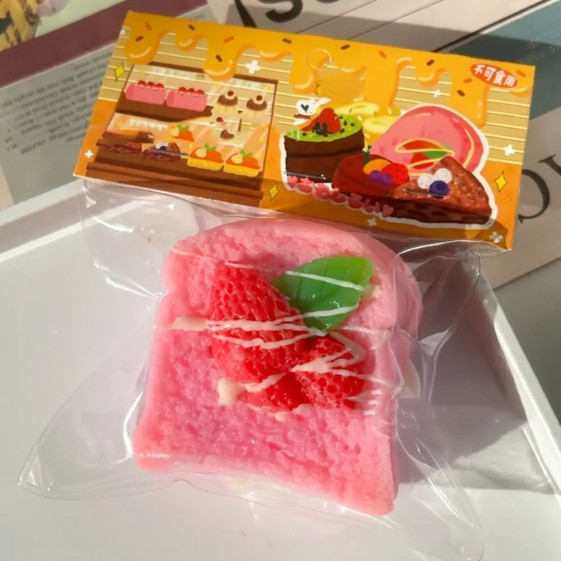 Juguete Antiestrés de Pastel Esponjoso