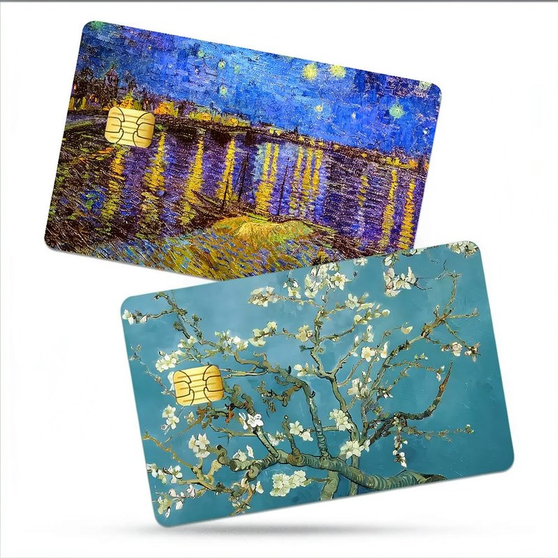 Skin para Tarjeta de Crédito Estilo Van Gogh
