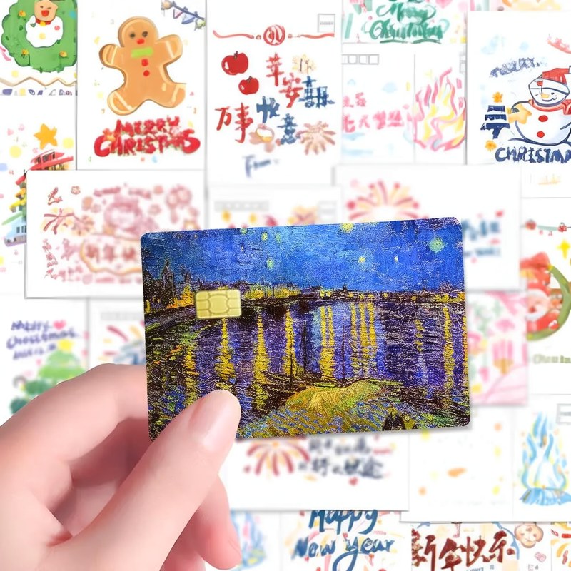 Skin para Tarjeta de Crédito Estilo Van Gogh