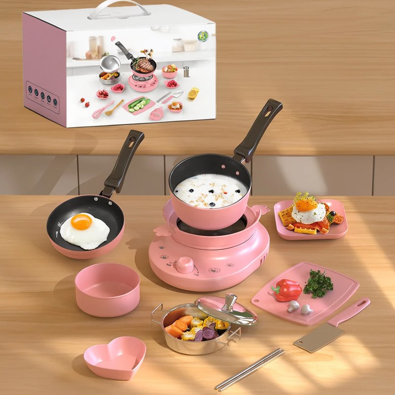 Cocina de juguete eléctrica mini para cocinitas infantiles
