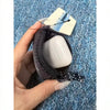 Checkered Nylon Headphone & Key Pouch