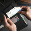 Portefeuille Slim Anti- RFID avec Compartiment pour Pièces