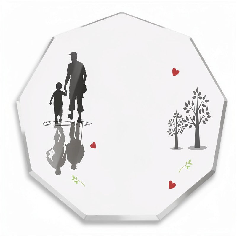 Cartel de Pared Acrílico Moderno 'Grateful Dad'