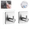 Porte-rouleaux de papier toilette en acier inoxydable à fixation murale