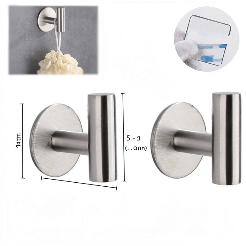 Porte-rouleaux de papier toilette en acier inoxydable à fixation murale