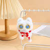 Cute Black Cat Plush Keychain