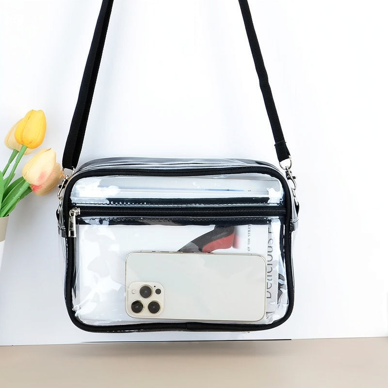 Clear PVC Crossbody Bag