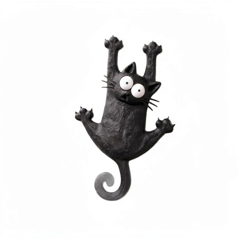 Aimant de réfrigérateur Chat Courage