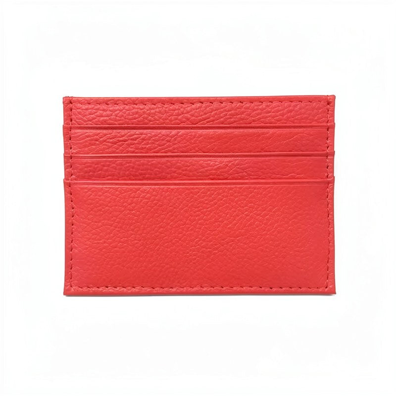 Slim Genuine Leather Card Holder