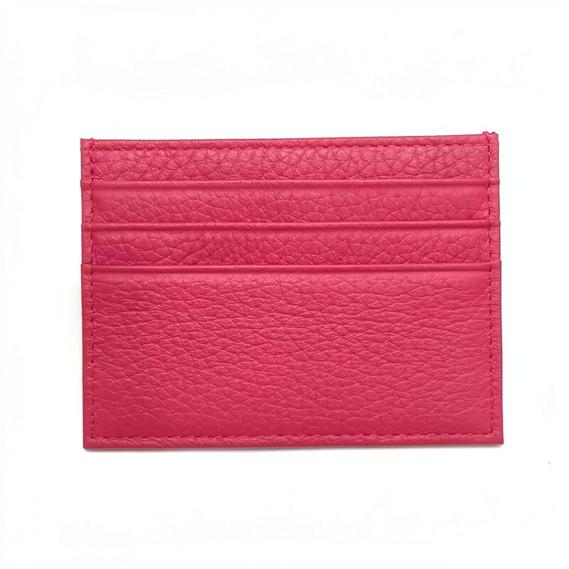 Slim Genuine Leather Card Holder