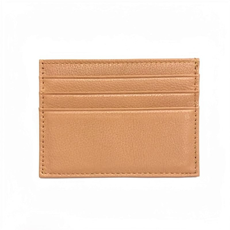 Slim Genuine Leather Card Holder