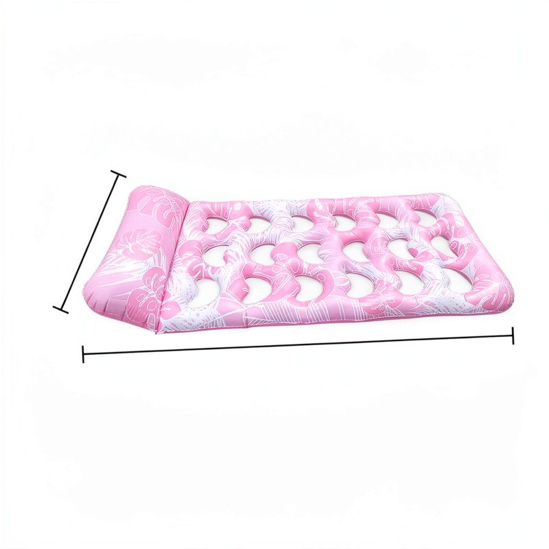 Adult Inflatable Pool Float with Headrest