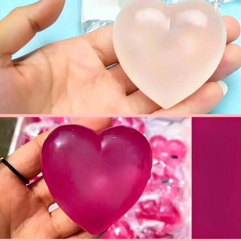 Heart-Shaped Stress Relief Squeeze Toy