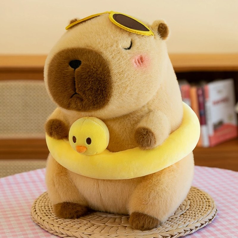 Capybara-Familie Plüschtier-Set