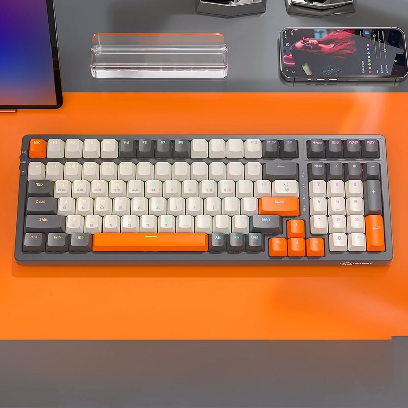 Tri-Mode Mechanische Tastatur mit RGB-Hintergrundbeleuchtung