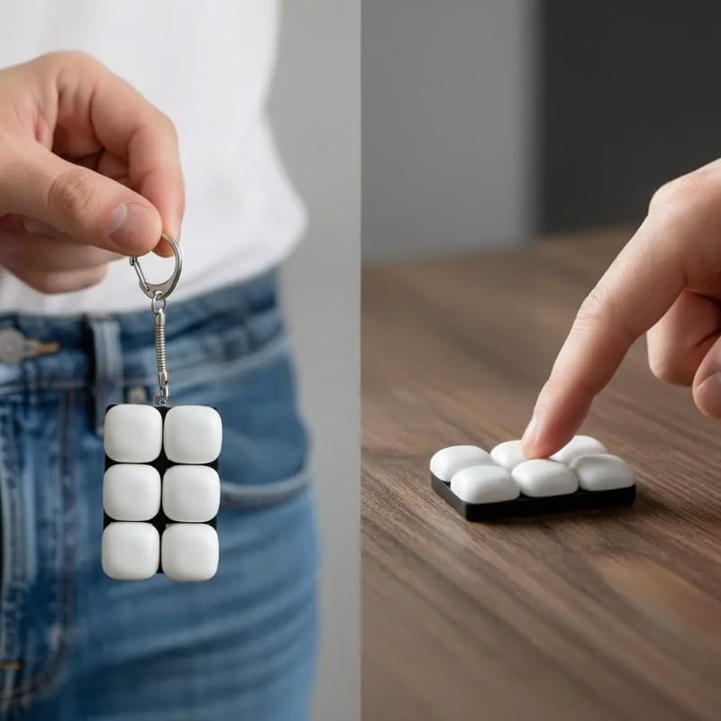 Mechanical Keyboard Fidget Keychain