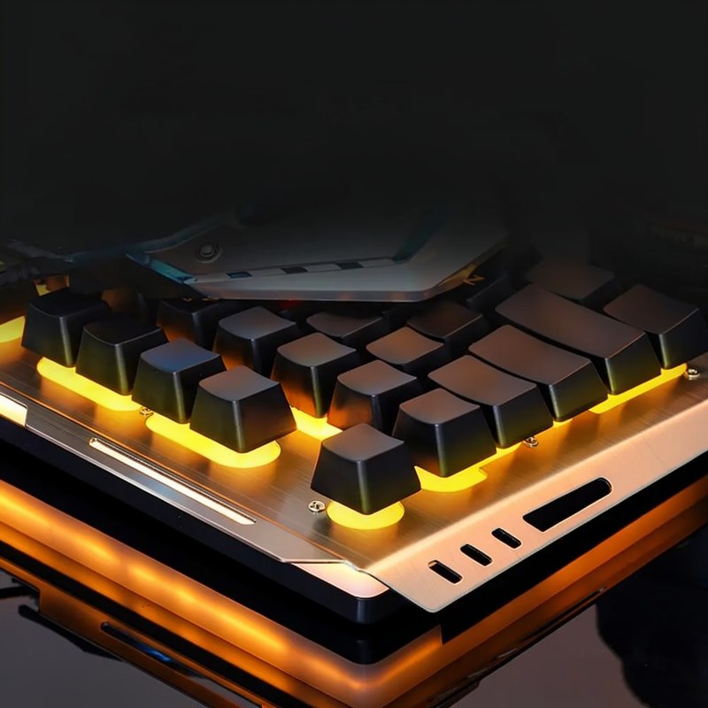 Aluminum RGB Mechanical Keyboard & Mouse Combo