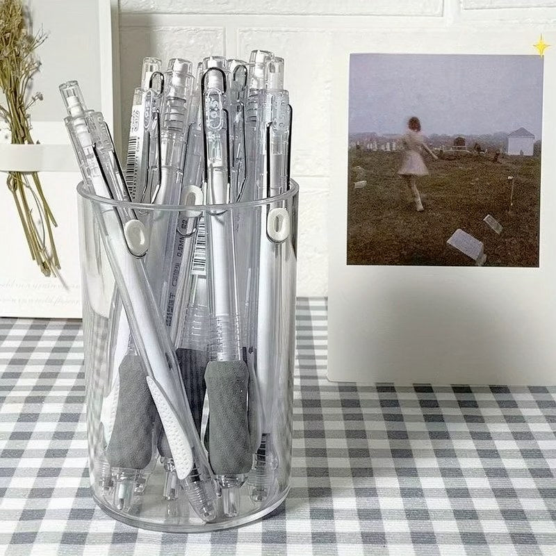 Porte-stylos en acrylique transparent