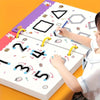 Reusable Kids' Drawing Workbook with Pens & Eraser