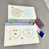 Reusable Kids' Drawing Workbook with Pens & Eraser