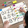 Reusable Kids' Drawing Workbook with Pens & Eraser