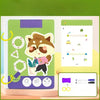 Reusable Kids' Drawing Workbook with Pens & Eraser