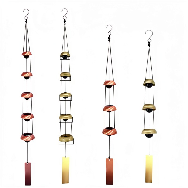 Japanese-Style Metal Pagoda Wind Chime