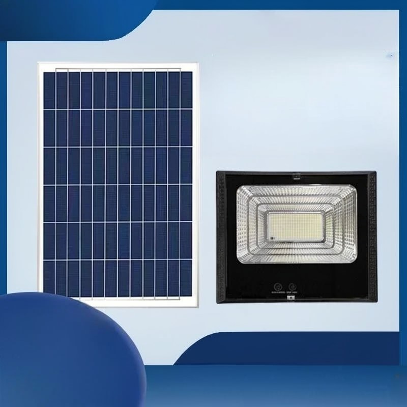 Solar-Powered LED Flood Light with Remote Control
