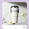 Vaso Térmico de Acero Inoxidable con Asa y Pajita de 30 oz